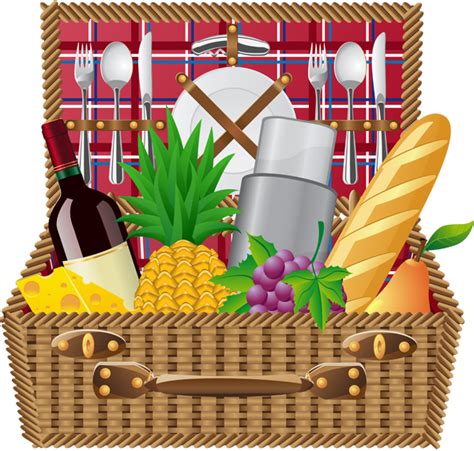 clip art picnic basket 20 free Cliparts | Download images on Clipground ...