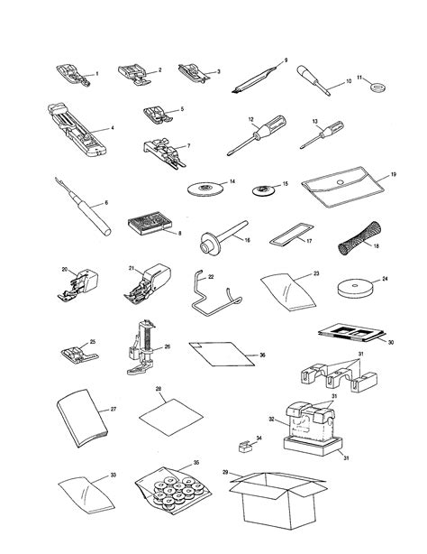 Brother Cs6000i Parts Diagram