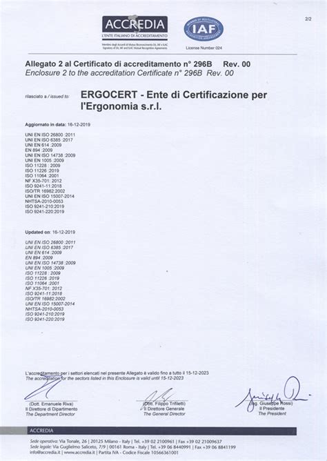 Accredia - ErgoCert