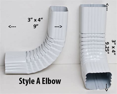 Downspout Gutter Elbows | 2x3 3x4 | Round | 14 Colors