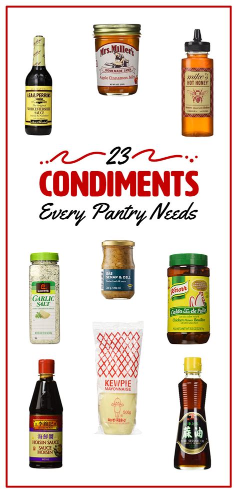 23 Condiments You Need In Your Life And Your Fridge