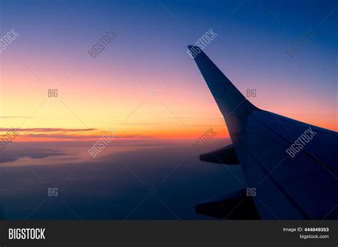 Wing Plane Sunrise Image & Photo (Free Trial) | Bigstock