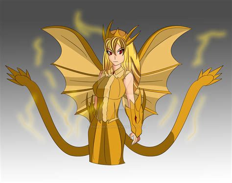 King Ghidorah Kaiju Girl by TSURUGIKNIGHT on DeviantArt