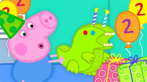 Peppa Pig Celebrates George's Birthday | Kids TV And Stories - YouTube