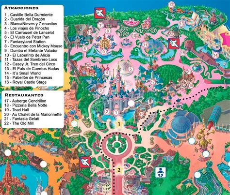 Disney Fantasyland Map