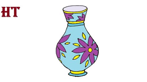 Comment dessiner un vase étape par étape facile