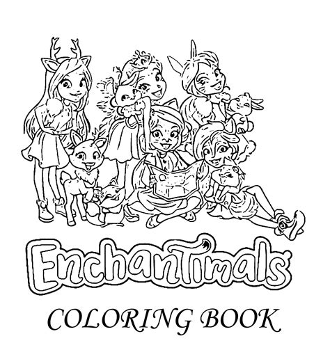 Enchantimals Coloring Book Instant Download PDF Printable Book - Etsy ...