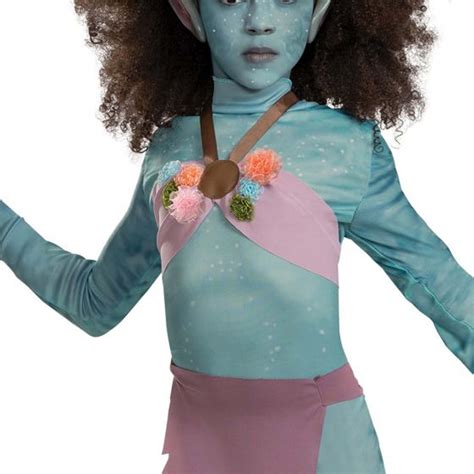 Avatar Tsireya Jumpsuit Costume for Kids, Blue Jumpsuit | Party Expert