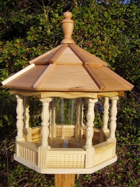 Deer Feeder Diy, Gazebo Bird Feeder, Bird Feeder Plans, Bird Feeders ...