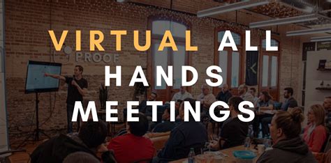 How To Successfully Produce a Virtual All Hands Meeting