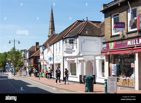 Egham High Street, Egham, Surrey, England, United Kingdom Stock Photo ...