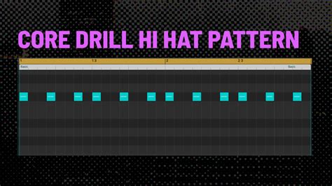 Drill Hi Hat Pattern MIDI | MIDI MIGHTY