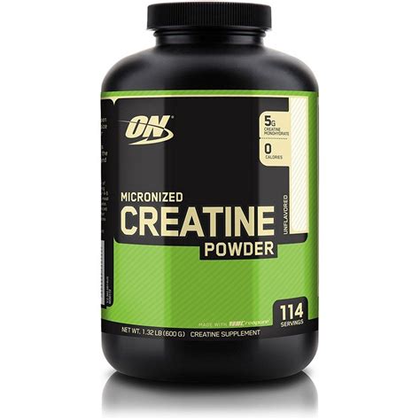 Optimum Nutrition Micronized Creatine Monohydrate Powder, Unflavored ...