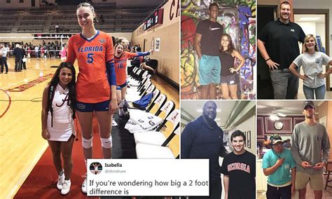 Tweet about two-foot height difference goes viral | Daily Mail Online