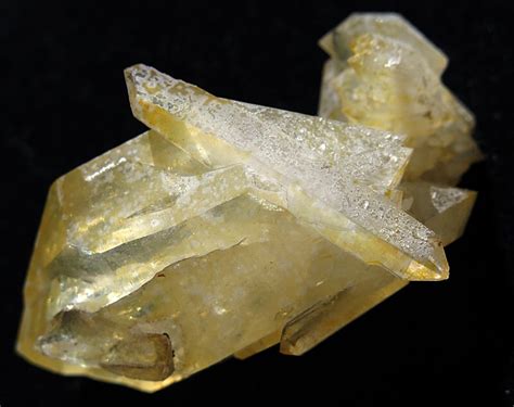 Unusual, Natural Lemon Quartz Crystal. It's a DT Floater from Arkansas, USA