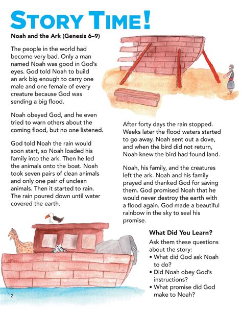 Bible Stories Printables