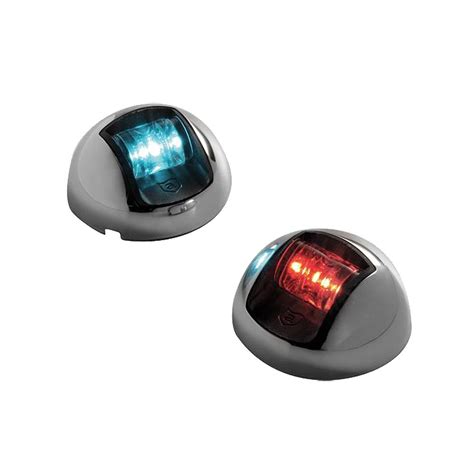 Attwood 3500 Series 1-Mile LED Vertical Mount, Bi-Color Red/Green Combo ...