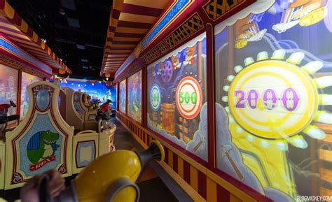 Toy Story Mania Ride in Toy Story Land