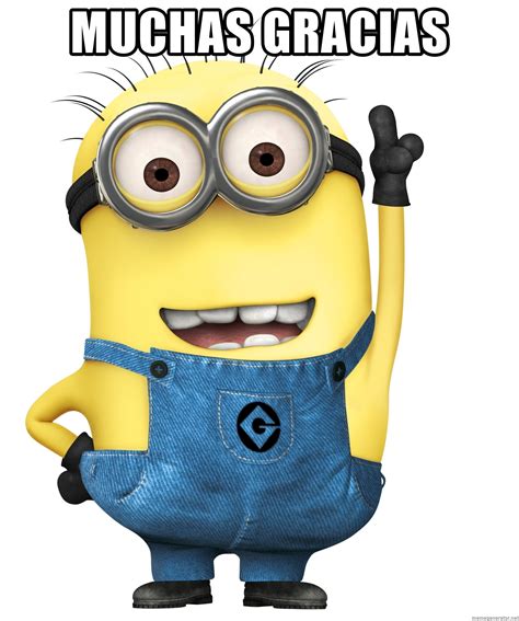 MUCHAS GRACIAS - Despicable Me Minion | Meme Generator