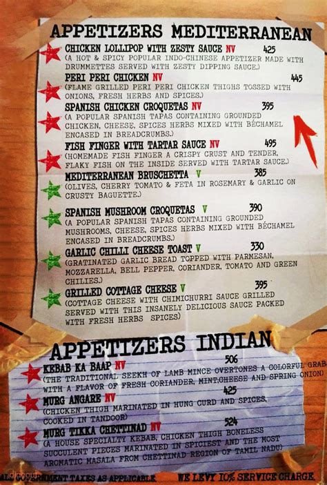 Menu of Imperfecto, Sector 38A, Noida | Dineout