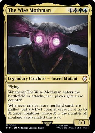 The Wise Mothman - Universes Beyond: Fallout - Magic: The Gathering