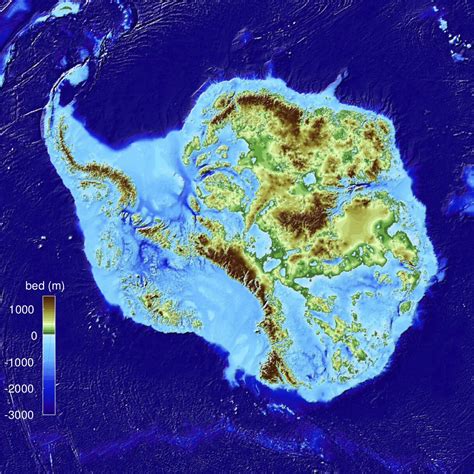 高精度のマップは、南極大陸の氷床の下で土地がどのように見えるかを示しています | Micro Blogs