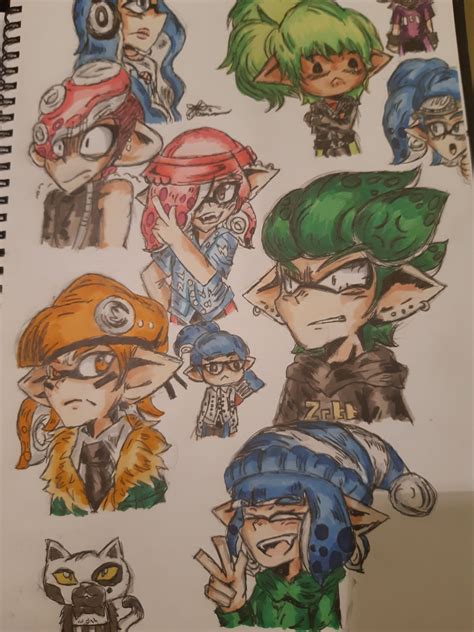 Splatoon Manga drawings! | Fandom