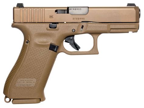 Glock UX1950701 G19X Crossover 9mm Luger 4.02" 10+1 Bronze Nitron ...