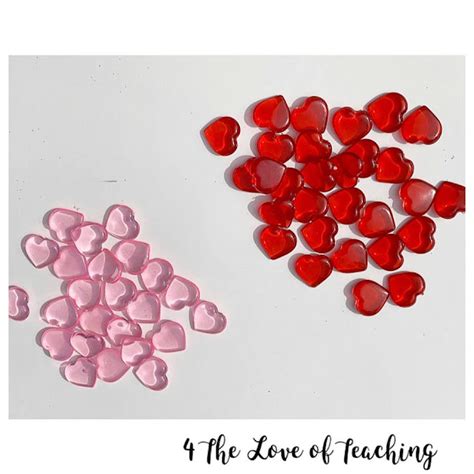 Sorting Hearts by Color - For the Love of Teaching