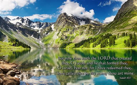 Isaiah 43:1 - Nature & Bible Background / HD wallpaper | Pxfuel