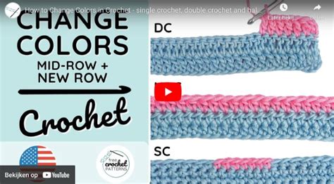 How to change colors in crochet · Free Crochet Patterns