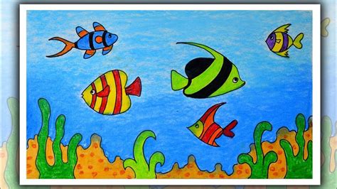 Easy Drawing Of Fish Aquarium - fishjulllc