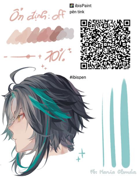 Ibis Paint X Artist | Hehe i want to share the brush i mainly used to ...