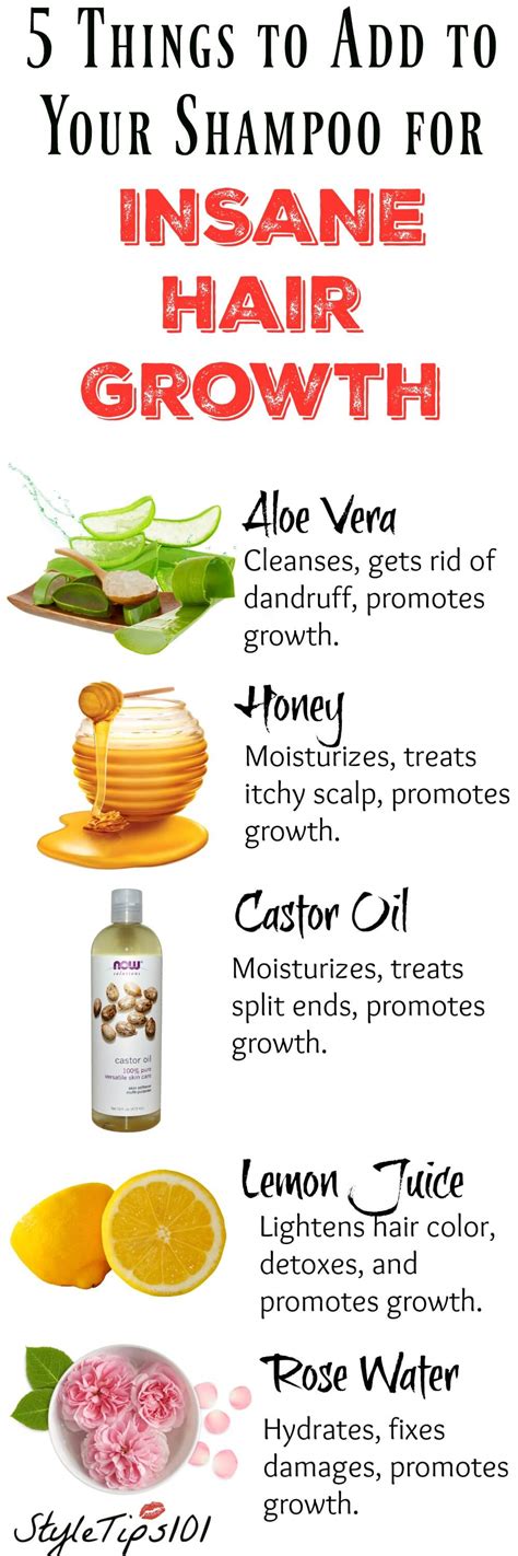 5 Ingredients to Add to Your Shampoo For Fast Hair Growth