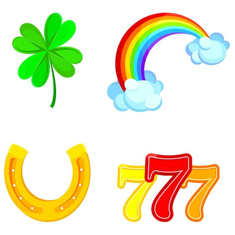 Set of Lucky symbols. 2197610 Vector Art at Vecteezy