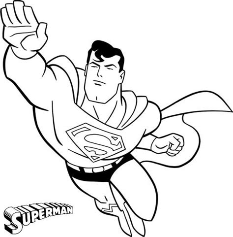 Gambar Mewarnai Tas Gambar Mewarnai Superman Drawing Image | Images and ...