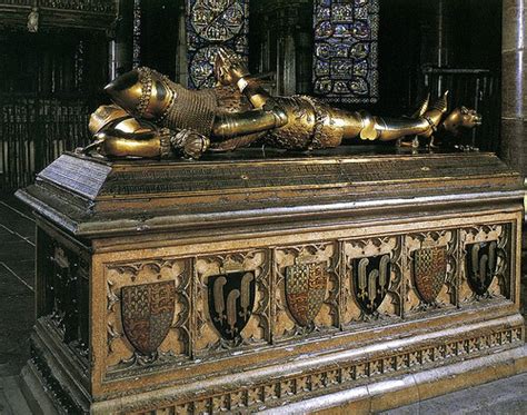 Merakli — The gilt-bronze tomb effigy of King Richard II in...