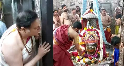 'PM Narendra Modi' famed Manoj Joshi offers prayers at Mahakaleshwar ...