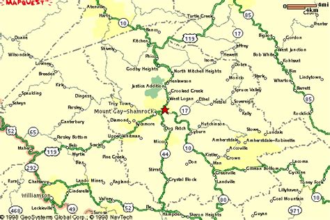 Logan County, W.V. Map - MINGO COUNTY, W.V. ARES/RACES & SKYWARN