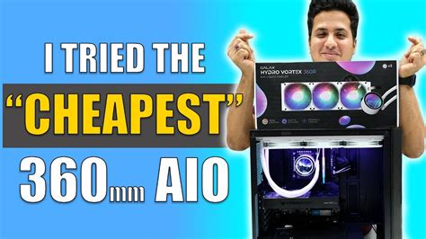 The Cheapest 360mm AIO Liquid Cooler 😍 - YouTube