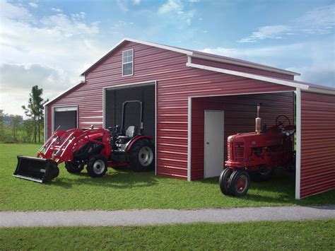 Red Tractor Barn | Custom Structures Direct