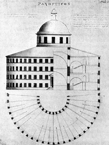 Panopticon -Prison Design by Jeremy Bentham Photographic Print ...