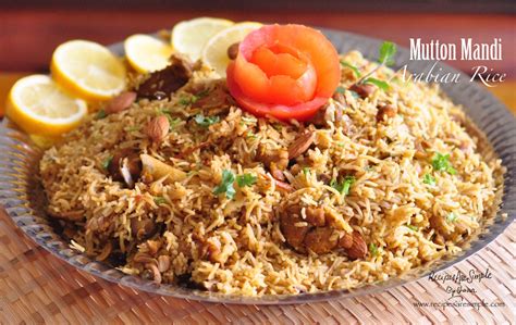 Mutton Mandi Rice - Arabian Fragrant Rice with Mutton