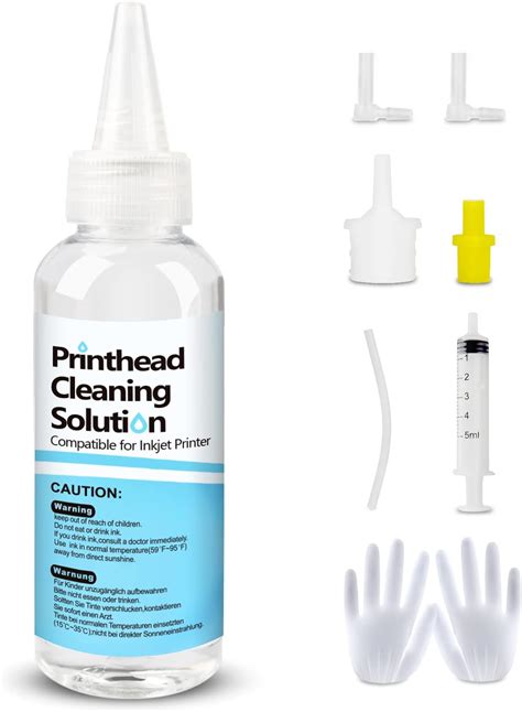 Printer Cleaning Kit 100mL, PrintHead Cleaner Kit, InkJet Printer Head ...