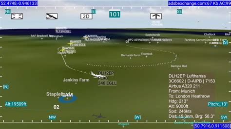 3D Flight Tracking App for Android - from Holding to Approach - YouTube