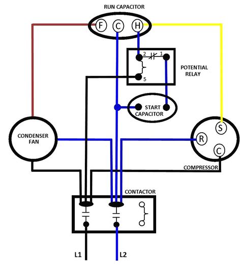 Single Phase Motor Wiring Diagram With Capacitor - Wiring Diagram