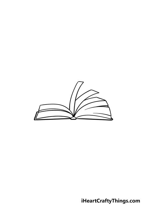 Open Book Drawing Simple - DRAWING IDEAS