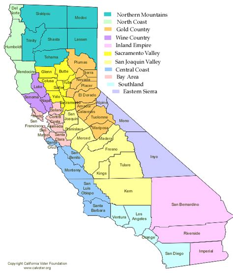 California Map Series | California Voter Foundation