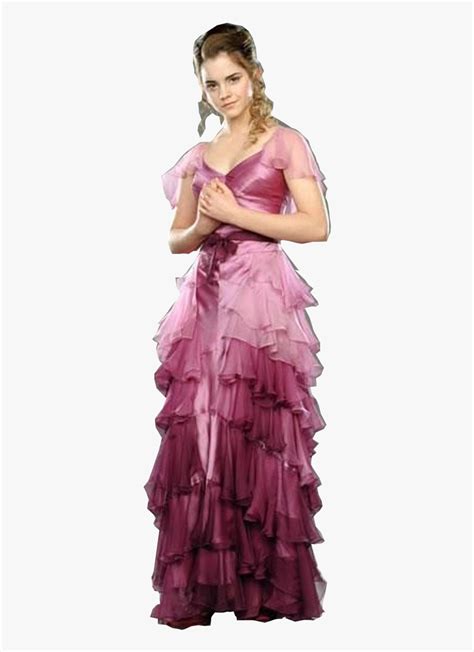 Emma Watson As Hermione Granger Yule Ball, HD Png Download - kindpng