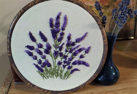 Lavender Embroidery Pattern Pdf | Hand Embroidery